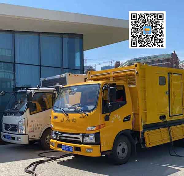 永安坝街道出租发电车